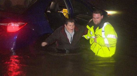Drivers rescued from flooded Denver roads